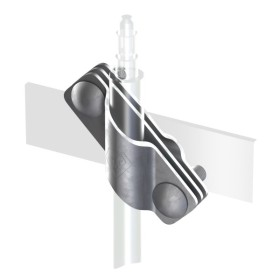 З'єднувач Leo Lightman Cant стержня d20мм зі смугою шириною до 40мм та дротом ø8-10мм StZn (205011)