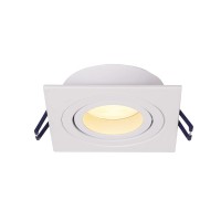 Точковий світильник врізний Oledim 7771302 TS24W ALU GU10 1x10W IP20 Білий