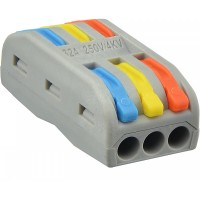 Універсальна клема Аско-Укрем PCT-2-3-С сіра (A0130010112)