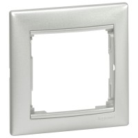 Рамка одинарная Valena алюминий
