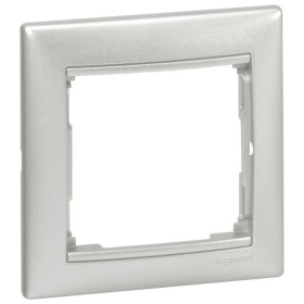 Рамка одинарная Valena алюминий