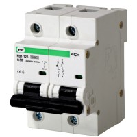 Автоматичний вимикач Promfactor ECO FB1-125 2P C 50A 10кА (FB1C20050)