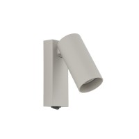 Бра, настінний світильник Nowodvorski 11765 Fourty GU10 1x10W IP20 світло-сірий