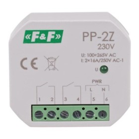Електромагнітне реле F&F PP-2Z-230V 230В 16 А