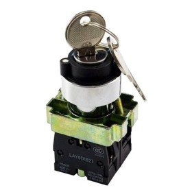 Переключатель TNSy XB2-BG25 1NO+1NC «I-0» с ключом слева (TNSy5500260)