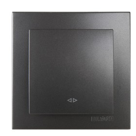 Вимикач Nilson Touran антрацит 1кл проміжний ( 24161010 )