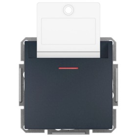 Выключатель карточный без рамки антрацит Asfora, EPH6200171