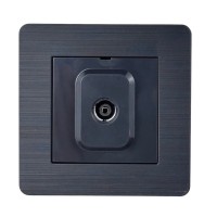 Розетка Nilson Selene антрацит TV кінцева ( 23362533 )