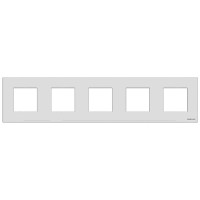 Пятиместная рамка ABB Zenit N2275 BL (белый)