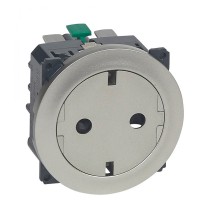 Розетка 2К+З Legrand Celiane титан