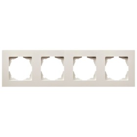 Рамка 4-местная Gunsan Eqona крем