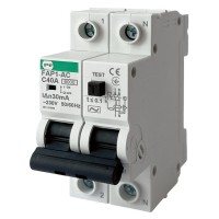 Автомат захисного відключення Promfactor FAP1-AC "C" 40А/0,03A 2P 6кА (FAP01C40030AC)