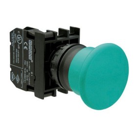Кнопка «грибок» EMAS B100MY без фиксации (1НО) зеленая
