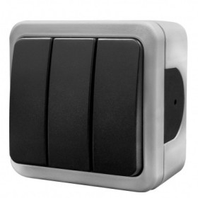 Вимикач 3-кл NE-AD MULTIMA 92-52-33 сірий