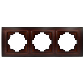 Рамка ELBI ZENA Woodline красное дерево 3-я ( 500-012900-227 )