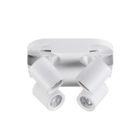 Світильник поворотний, спот Kanlux 29128 Laurin GU10 4x10W IP20 білий