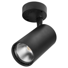 Настінно-стельовий поворотний світильник Delux TL02S 20Вт 4000K 36° чорний (90015901)
