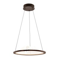 Подвесной светильник, люстра Italux PND-58038-26W-3K Baret LED 1x26W 3000K 900Lm IP20 коричневый