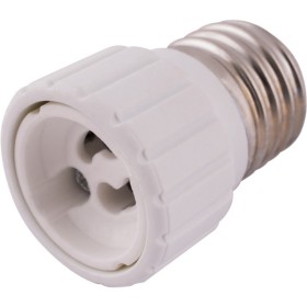 Пластиковый переходник E.Next e.lamp adapter.Е27/GU10.white Е27 на GU10 (s9100041)
