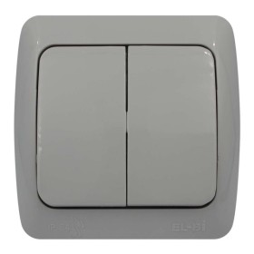 Выключатель EVA серый 2кл IP54 ( 554-011500-202 )