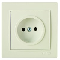 Розетка Nilson Thor кремова 1-на без заземлення ( 27121015 )