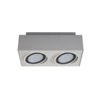Точечный светильник Zuma Line 20075-WH Boxy GU10 2x15W IP20 белый (5905316604926)