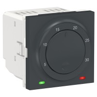 Термостат Schneider Electric NU350354 для теплої підлоги 10А (антрацит)