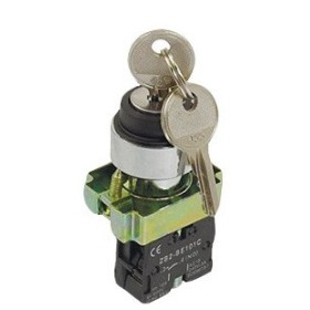 Переключатель TNSy XB2-BG61 1NO «I-0» с ключом слева с самовозвратом (TNSy5501134)