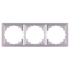 Рамка 3-местная E.Next e.lux.10064L.3.fr.aluminium алюминий (ins0040091)