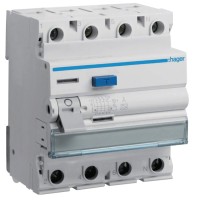 Устройство защитного отключения Hager CNA463D 63A 4P 100мА S тип А