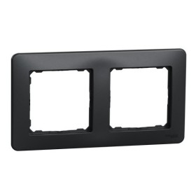 Двопостова рамка Schneider Electric Sedna Design чорна SDD314802