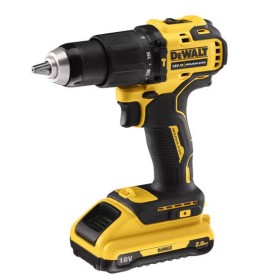 Ударная дрель-шуруповерт бесщеточная DeWALT DCD709D2T XR Li-Ion 18В 2Ач 65Нм патрон 13мм