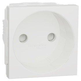 Розетка Schneider Electric NU303318 (винтовой зажим) 16А 2М (белая)
