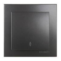 Вимикач Nilson Touran антрацит 1кл прохідний ( 24161007 )