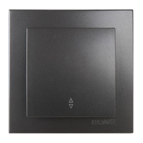 Вимикач Nilson Touran антрацит 1кл прохідний ( 24161007 )