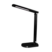 Настольная лампа Zuma Line 1601 LED 1x6W 4000K 350Lm IP20 черная (5905316606616)