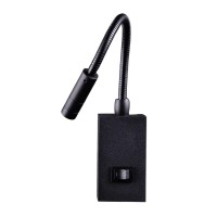 Бра, настенный светильник MJ-Light MJ00108 WLB036 LED 1x3W 3000K IP20 черный