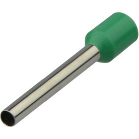 Наконечник Аско-Укрем НТ 1,0-12 изолированный зеленый 100шт (A0060010151)