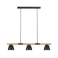 Подвесной светильник, люстра Nordlux 2112603003 Theo GU10 3x25W IP20 черный