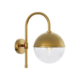 Бра, настінний світильник Pikart 38752-1 Kilinski E27 1x60W IP20 латунний