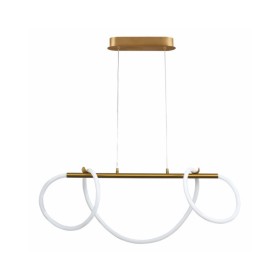 Люстра со светодиодным шнуром Goldlux 327987 Emma Led 1x38W 4000K 4450Lm IP20 Золотой