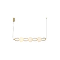 Підвісний світильник, люстра Italux PND-98374-42W-GD Eris Led 1x42W 3000K 7029Lm IP20 Золотий