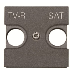 Центральная плата TV-R SAT розетки ABB Zenit 2CLA225010N1801 N2250.1 AN (антрацит)