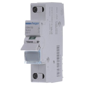 Выключатель нагрузки Hager SBN116 1P 16А/230В 1м