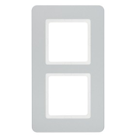 Рамка 2-местная алюминий Berker Q.7