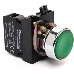 Нажимная кнопка EMAS CM100DY (1НО) зеленая