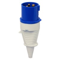 Силовой штекер на кабель WALTHER WL210306 (2P+E) 16А 230V IP44