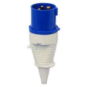 Силовий штекер на кабель WALTHER WL210306 (2P+E) 16А 230V IP44