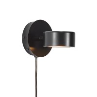 Бра, настенный светильник Nordlux 2010821003 Clyde LED 1x4W 2700K 350Lm IP20 черный