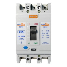 Автоматичний вимикач ECOHOME ECO FB/63 3p 25A